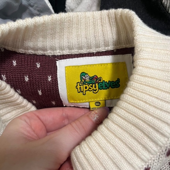 Tipsy Elves Ugly Christmas Sweater XXL - Picture 4 of 4